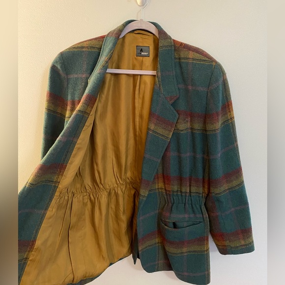 Vintage Wool Liz Claiborne LizWear Coat Blazer Winter Coat - Picture 6 of 9